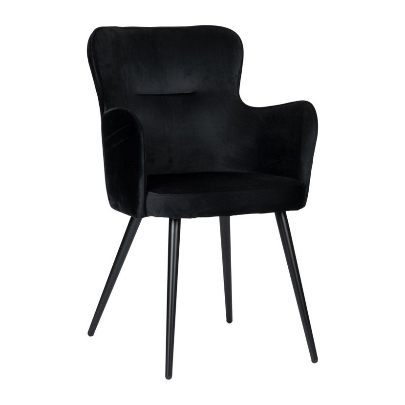 Wing chair Zwart Set van 2 - Velaria Interiors